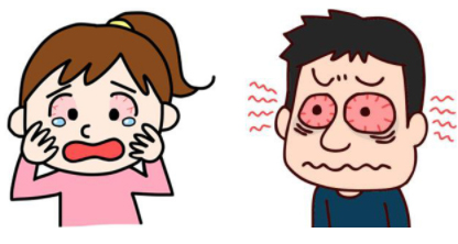 流行性角結膜炎(はやり目)の症状